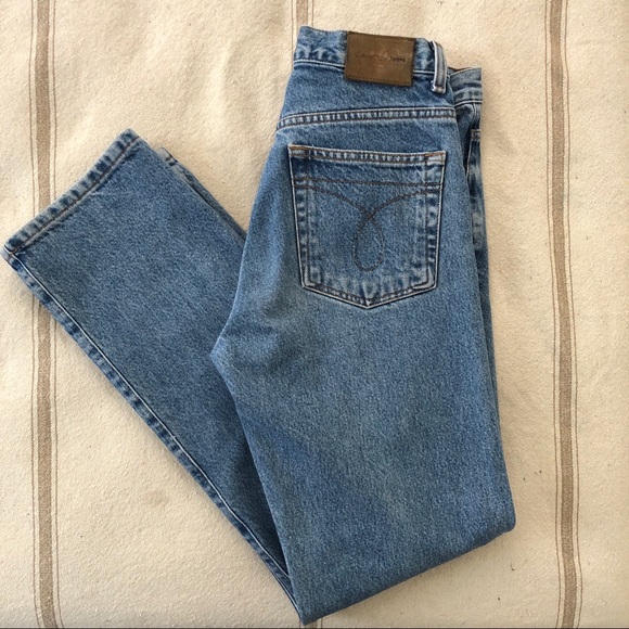vintage calvin klein mom jeans